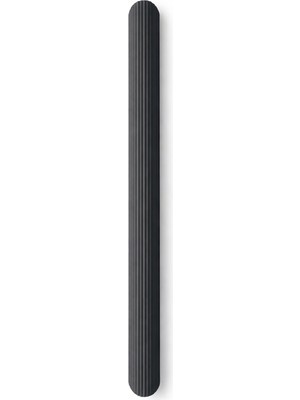 Mey İthalat Vento Çizgili Mat Siyah Çekmece Kulp 512 mm Gardırop Dolap Kapak Metal Uzun Kulp Modern Tasarım