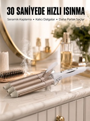 AyrStore Wag Maşa Profesyonel Saç Şekillendirici Iyon Özellikli Isı Kademeli Yeni Nesil