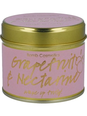 Valor Bomb Cosmetics Grapefruit & Nectarine Teneke Mum 1 Paket (1 x 1 Adet)