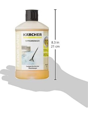 Canarino Rm 519 Halı ve Döşeme Temizleyici 1 Lt, 6.295-771.0, (1er Pack), Beyaz