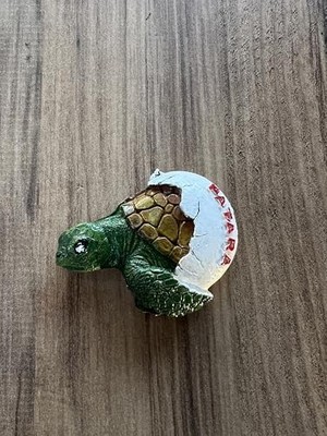 Vavis Para Temalı Dekoratif Cam Buzdolabı Magneti, El Yapımı, Yeşil ve Mavi Renkli, Vintage Tarzı