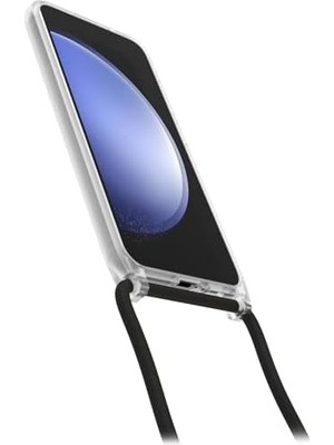 React Necklace Kılıf Galaxy S23 Fe Için, Ultra Ince, Koruyucu Kılıf, Ayarlanabilir ve Çıkarılabilir Cep Telefonu Zincirli, Askeri Standartlara Göre Test Edilmiştir, Şeffaf