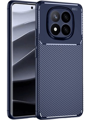 Fırsatkolik Note 14 Pro 5g Kılıf Auto Focus Karbon Kapak - Lacivert
