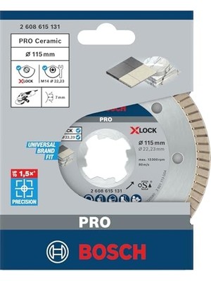 X-Lock Aksesuarları, Disk, Gri, 115 Mm, 1 Adet