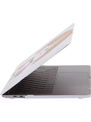 MacBook Air 13 Kılıf A1369 A1466 Uyumlu Köpek Desenli Tpu Ince Hafif Darbe Emici Lazer Uv Baskılı Sert Koruyucu Kapak Kahverengi