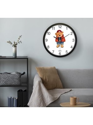 30 cm Gerçek Cam Sessiz Mekanizma Duvar Saati