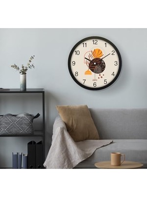 30 cm Gerçek Cam Sessiz Mekanizma Duvar Saati
