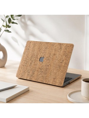 MacBook Air M1 Kılıfı A2337 A2179 A1932 Uyumlu 13.3 Inç Hard Case Sert Kapak 360° Koruma Ince Hafif Ahşap Dokulu MacBook Air Kılıfı Kahverengi