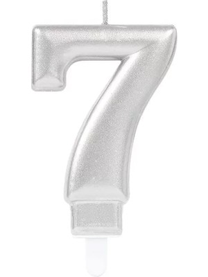Uslucan Alışveriş 7 Rakam Mum Gümüş Renk