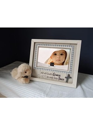 Abbey & Ca Hediye Bir Küçük Yüz Bebek Çerçevesi Şövale Arkası ve Askısı ile