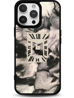 Modiwa Design iPhone 14 Uyumlu Desenli Glossy Parlak Yüzey Silikon Telefon Kılıfı