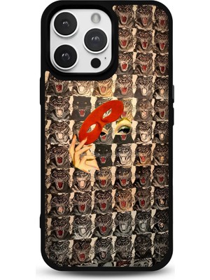 Modiwa Design iPhone 13 Pro Uyumlu Desenli Glossy Parlak Yüzey Silikon Telefon Kılıfı