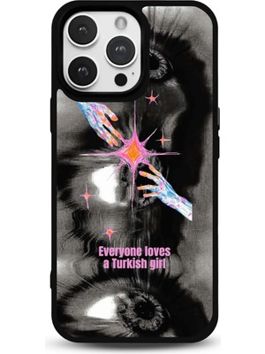 Modiwa Design iPhone 14 Pro Uyumlu Desenli Glossy Parlak Yüzey Silikon Telefon Kılıfı