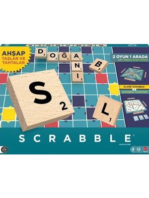 AyrStore Mattel Scrabble Ahşap Ikisi