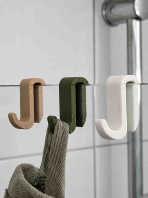 2'li Banyo Askısı / Duş Havlu Askısı