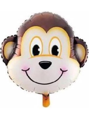 Maxi Trendy Aslan Kafa Folyo Balon, Maymun