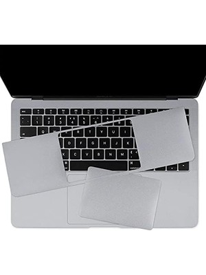 Maxi Trendy MacBook Pro 13 Inç Touch Bar Palm Koruyucu + Trackpad Koruyucu A1706 A1708 A1989 A2159 Uyumlu 2016-2019 Avuç Içi ve Touchpad Koruma Seti Gri