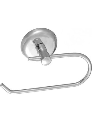 Maxi Trendy Krom Tuvalet Kağıtlığı – Duvara Monte Vidalı Metal Tuvalet Kağıdı Askısı 15 Cm, Parlak Krom Banyo Aksesuarı