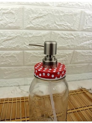 Maxi Trendy Büyük Boy Cam Sıvı Sabunluk 800ML