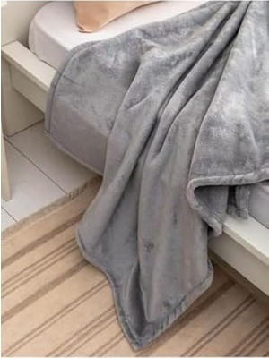 Maxi Trendy Gri Wellsoft Tv Battaniye 100X170 cm