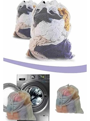 CATEKSSS Iç Çamaşır ve Eşarp Yıkama ve Çorap Yıkama Filesi Çamaşır Yıkama Filesi 40X60 Beyaz