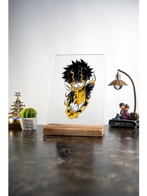 Modiwa Design Ev My Hero Academia Dabi, Eşya, Ürünler, Masa Tasarım Dekoratif Ahşap Masaüstü Obje Hediyelik