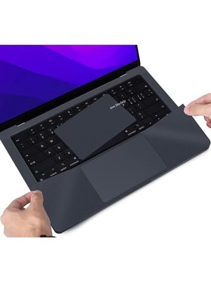 Maxi Trendy MacBook Air 15 Inç Palm Koruyucu ve Trackpad Koruyucu Set A2941 A3114 A3241 A3448 Uyumlu M2 M3 M4 M5 Çizilme Aşınma Önleyici Gece Mavisi