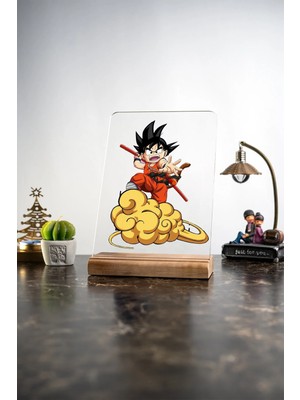 Modiwa Design Ev Dragon Ballz, Eşya, Ürünler, Masa Tasarım Dekoratif Ahşap Masaüstü Obje Hediyelik
