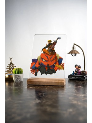 Modiwa Design Ev Jiraiya | Naruto Shippuden, Eşya, Ürünler, Masa Tasarım Dekoratif Ahşap Masaüstü Obje Hediyelik