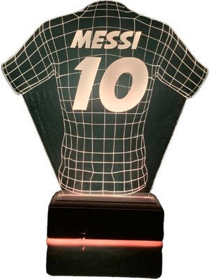 Modiwa Design Futbol Sevenlere Forma 16 Renk Uzaktan Kumandalı 3D Ahşap Gece Lambası Hediyelik