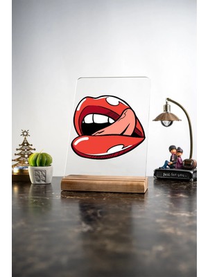 Modiwa Design Ev Kiss Arkadaşa, Eşya, Ürünler, Masa Tasarım Dekoratif Ahşap Masaüstü Obje Hediyelik