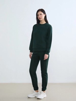 Lc Waikiki Yeni Sezon Bisiklet Yaka Kadın Kalın Sweatshirt