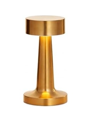 Maxi Trendy Modern Kablosuz Şarjlı Masa Lambası Dokunmatik Masa Lambası USB Şarjlı Dekoratif Taşınabilir Ortam Aydınlatma Mantar Masa Lambası Gold Altın Masa Lambası Masa Lambası Kamp Piknik Lambası