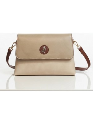 Çanta Trend Miami Polo Clup Kadın Kapaklı El Çapraz Omuz Askılı Çanta (En 24 Boy 17 Cm)