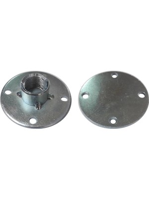 Kentex Mey Ithalat® 1/2 Galvanizli Boru Flanşı Duvara Montaj Için