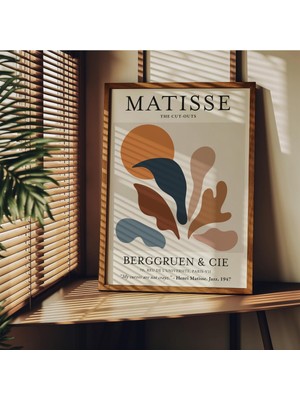 1001 Matisse Çerçevesiz Poster, Modern Dekoratif Çerçevesiz Poster, Tablo, Matisse, 30 x 40