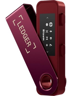1001 Nano S Plus Nebula Kızılı Kripto Donanım Cüzdanı - Soğuk Cüzdan