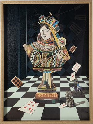 1001 Chess Queen Çerçeveli Pano 75X100 cm