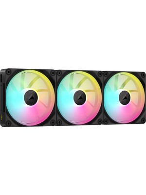 1001 Icue Lınk LX120 Rgb 120MM Pwm Fanlar Üçlü Paket - Çift Işık Döngüsü - Icue Lınk Sistem Hub'