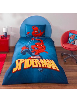 1001 Spiderman Classical Tek Kişilik Pamuk Nevresim Takımı