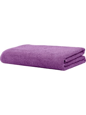 1001 Basic Banyo HAVLUSU%100 Pamuk (Lila, 90 * 150)