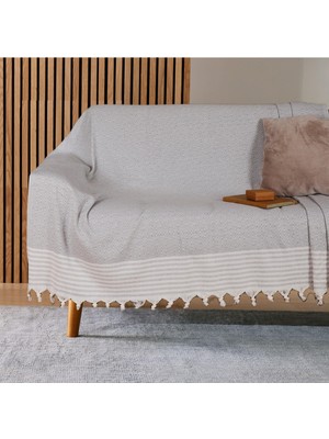 1001 Buldan Işi Kaymaz Pamuklu Koltuk Örtüsü 170X210 cm Koltuk Şalı Çekyat Kanepe Örtüsü (Aç�