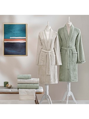 1001 Vella Bamboo Classic Aile Seti Taş Yeşil