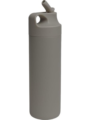 1001 304 L Çelik Gri 500 ml Pipetli Matara Suluk CIN414GR