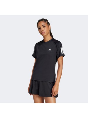 adidas Club 3 Stripes Climacool Kadın Siyah Tenis T-Shirt.-