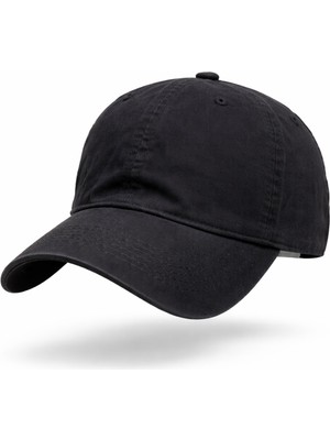 1001 PERLOTUS%100 Pamuklu Unisex Beyzbol Şapkası, Ayarlanabilir Metal Tokalı 58-60 Cm, 4 Mevsim Günl�