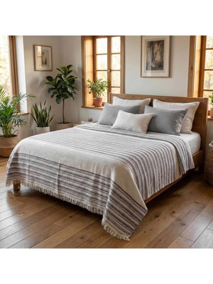 1001 Kanepe, Koltuk ve Yatak Örtüsü - 240X260 cm - Bambuviskon Kumaş - Nefes Alır ve Yakmaz - Oturma