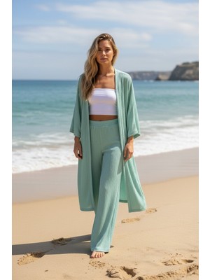 Sile Atelier Sileatelier Kimono + Pantolon Takım
