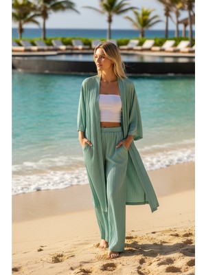 Sile Atelier Sileatelier Kimono + Pantolon Takım