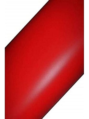 1001 Mat Kırmızı Yapışkanlı Folyo 61 cm x 4 mt